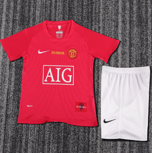 07/08 חולצה + מכנסיים מנצ'סטר יונייטד רטרו